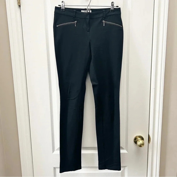 Ricki’s Slim Fit Pants Moto Zip Pocket Stretch  Micro Twill Black Size 2 - Picture 3 of 15